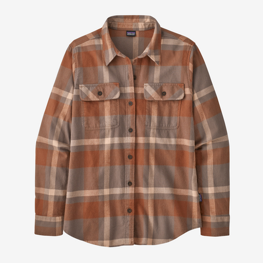 Women's Longsleeved Organic Cotton Fjord Flannel