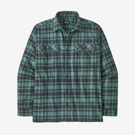 Men's Long Sleeved Organic Cotton MW Fjord Flannel Shirt