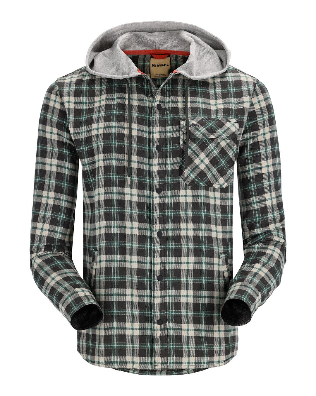Simms Men's Santee Flannel Hoody Sale