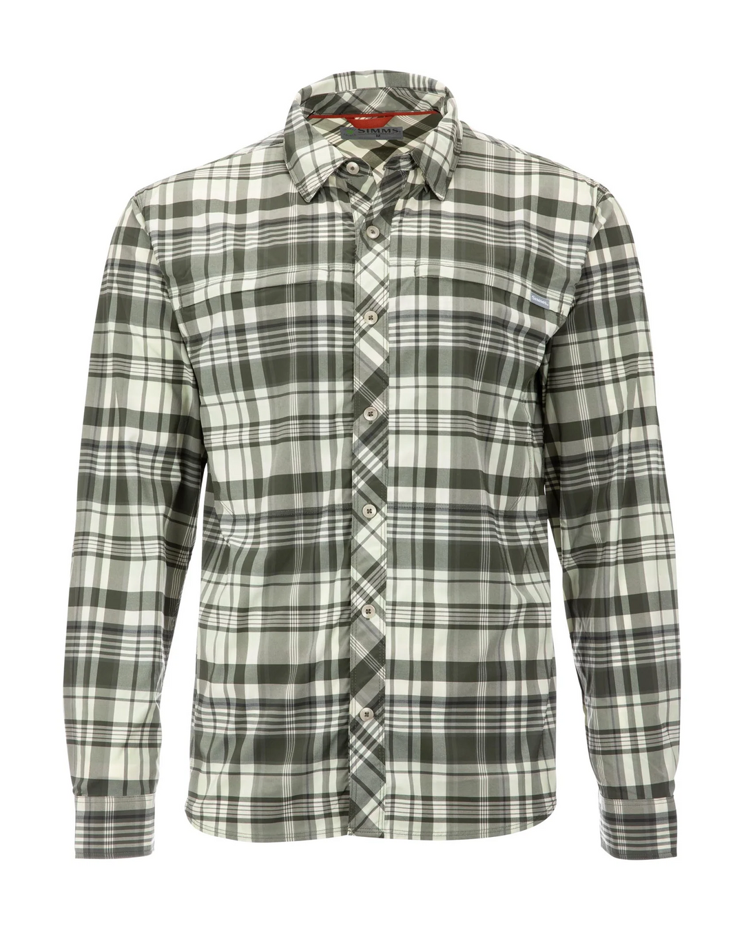 Simms Men's Bugstopper LS Shirt Plaid Sale