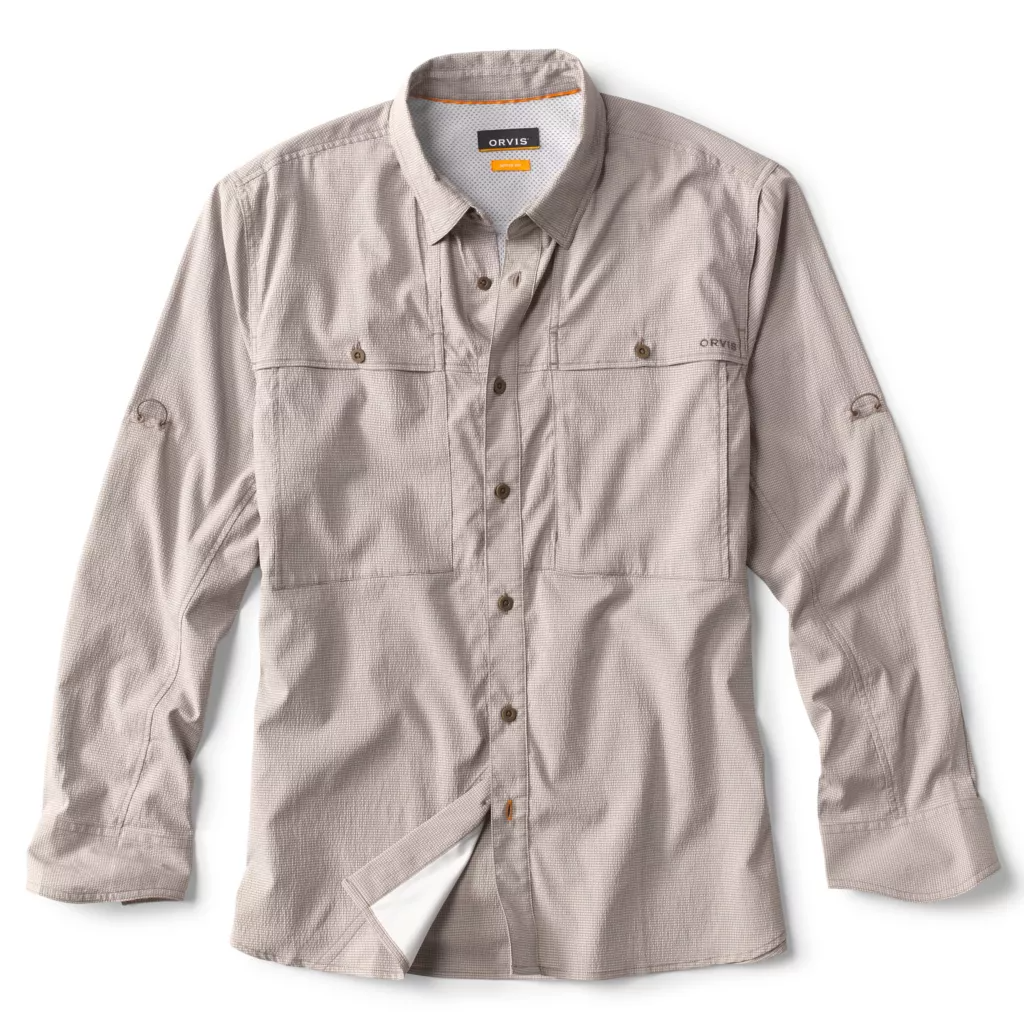 Orvis Men's Open Air Caster Solid LS Shirt