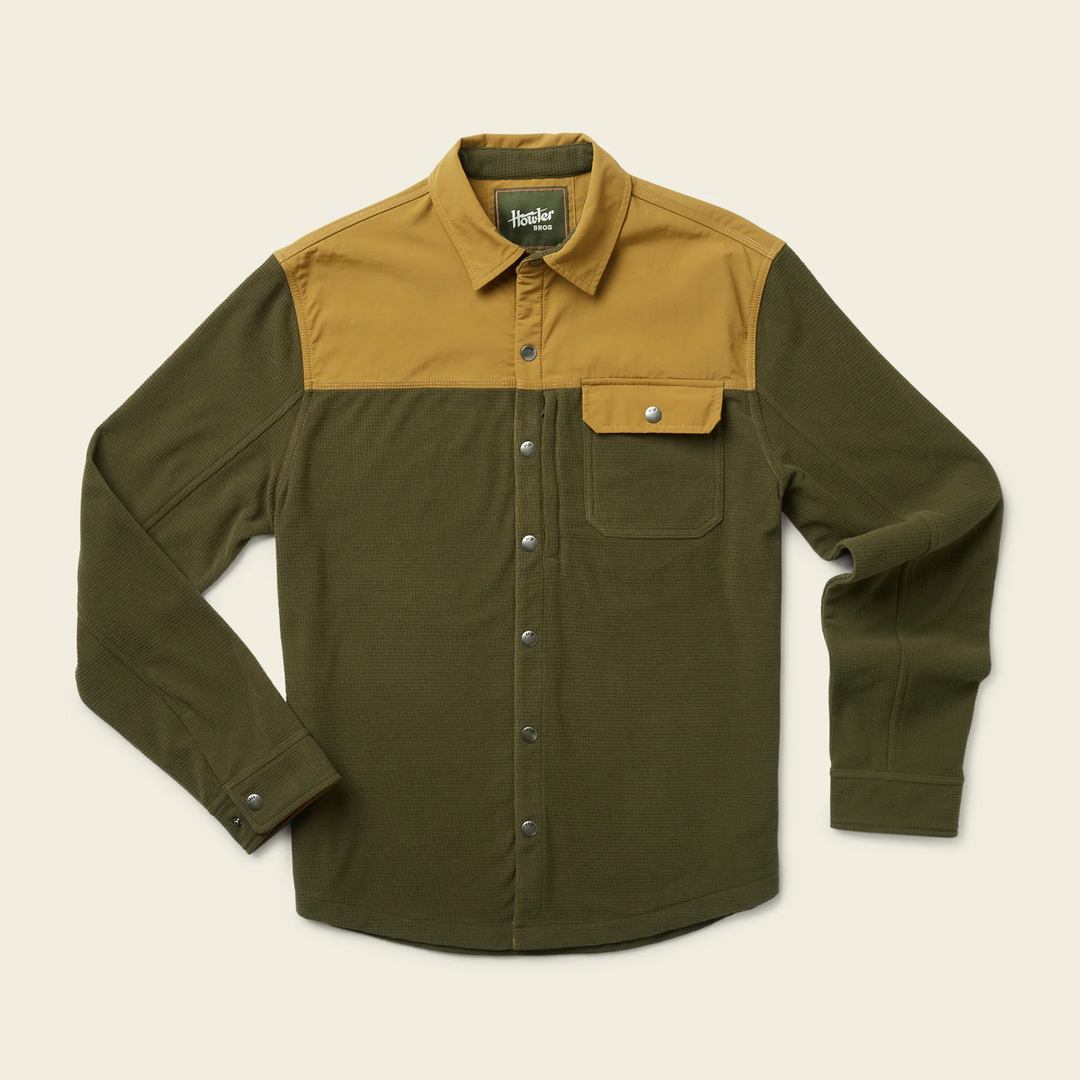 Vapors Grid Fleece Overshirt
