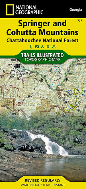 National Geographic Springer Cohutta Forest Map