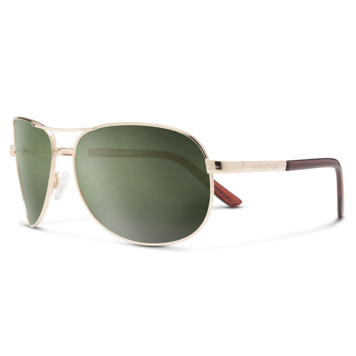 Suncloud Aviator - Gold / Polarized Gray Green
