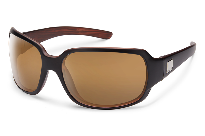Suncloud Cookie - Matte Black Backpaint/ Polarized Sienna Mirror