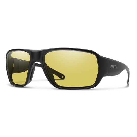 Smith Castaway - Matte Black - Chromapop Glass Polarized Low Light Yellow