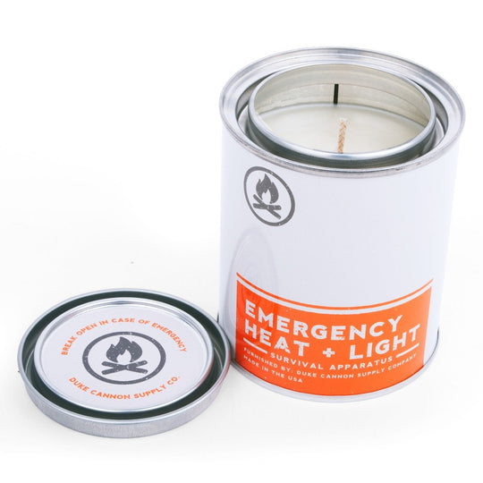 Duke Cannon Emergency Heat + Light Candle