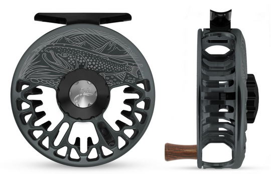 Abel Vaya 5/6 Slate Gray- "On The Hunt"/Black - Rosewood