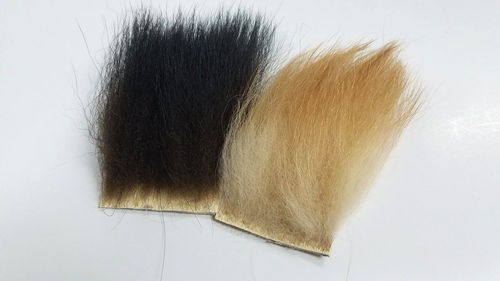Nature's Spirit Black Bear Premium Wing Fur - Natural Black