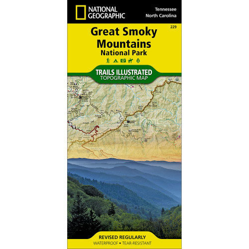 National Geographic Great Smoky Mountains Map