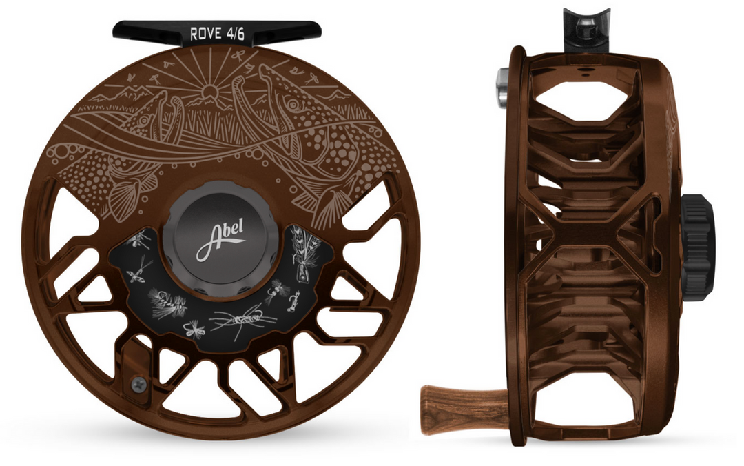 abel rove fly reel Abel Rove 4/6 Dark Brown Drift – Alpharetta Outfitters