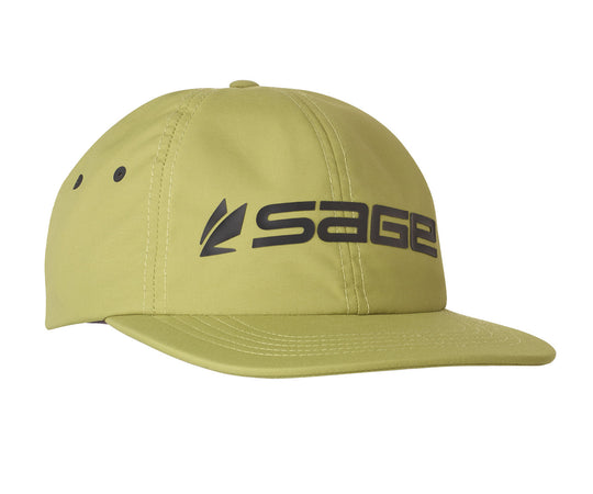 Sage Relaxed Nylon Hat - Green