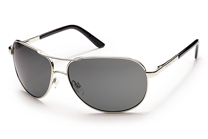 Suncloud Aviator Silver  Silver/Gray