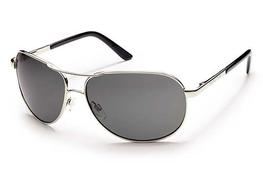 Suncloud Aviator Silver  Silver/Gray