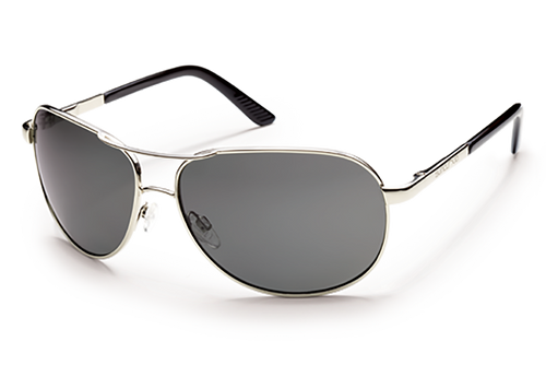 Suncloud Aviator Silver  Silver/Gray