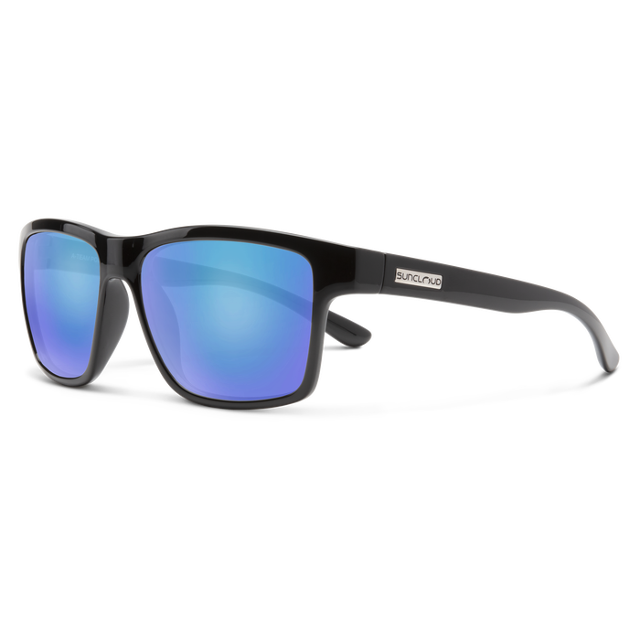 Suncloud A-Team - Black - Polarized Blue Mirror