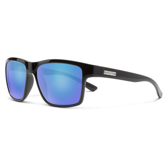 Suncloud A-Team - Black - Polarized Blue Mirror