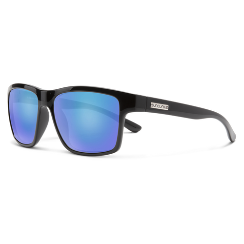 Suncloud A-Team - Black - Polarized Blue Mirror