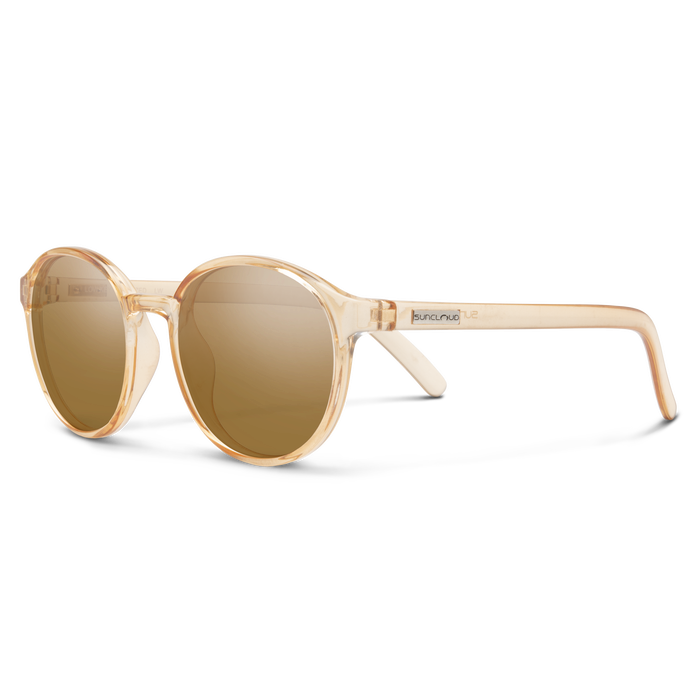 Low Key- Crystal Peach /Polarized Brown