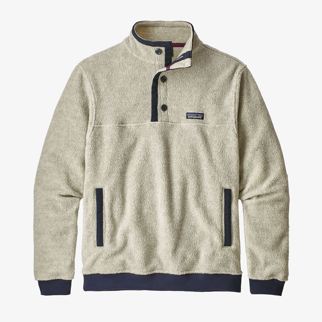 Men's Shearling Button Pullover