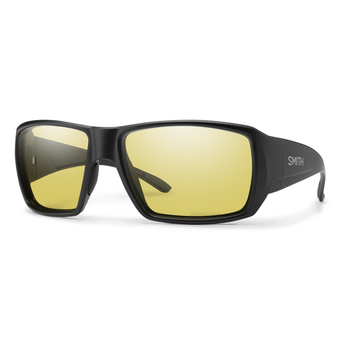 Guide's Choice Small - Matte Black - Chromapop Glass Polarized Low Light Yellow