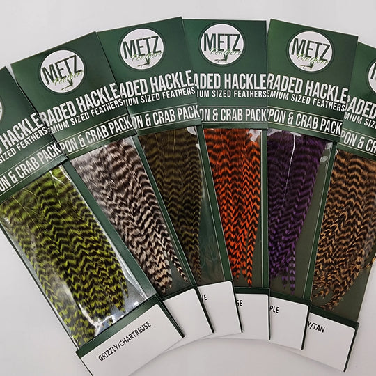 Metz Hackle Tarpon / Crab Pack