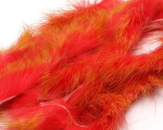 Hareline Barred Polychrome Rabbit Strips
