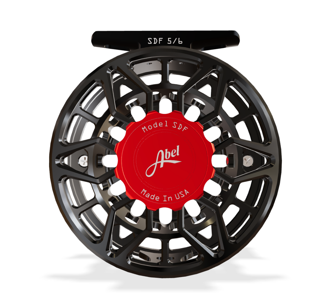 Abel SDF 5/6 - Black w/Red Drag Knob