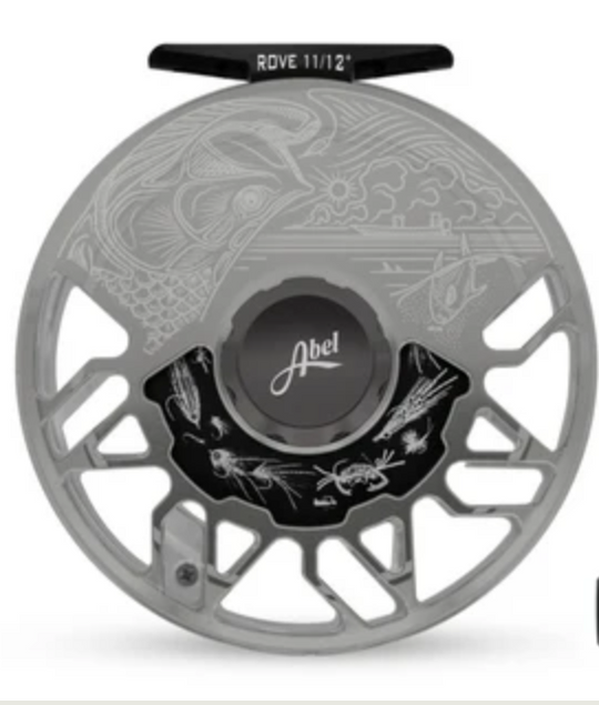 Abel Rove 11/12 Ported - Satin Platinum w/ Underwood Salt - Satin Black Drag Knob - Black Handle