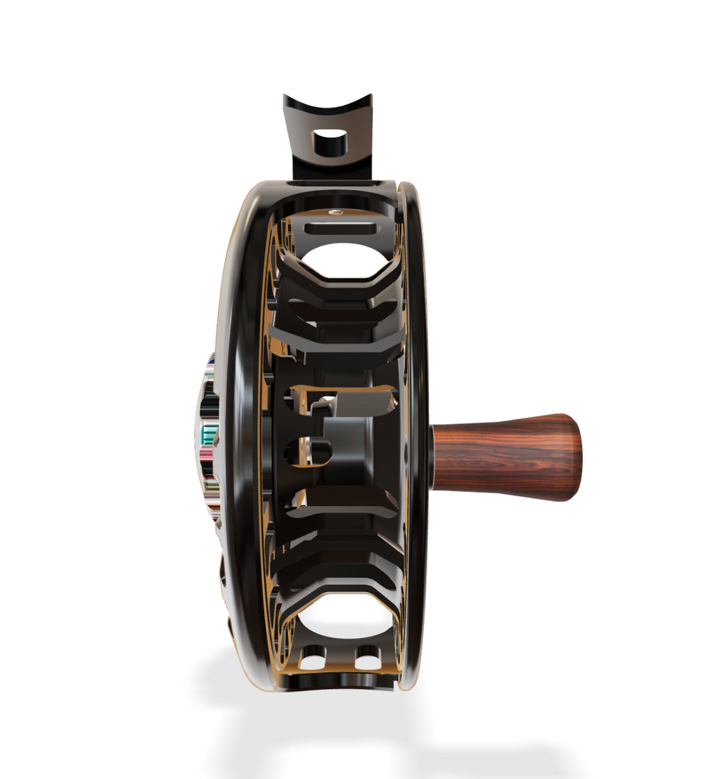 Abel VAYA Fly Reel 5/6 Gloss Black Frame