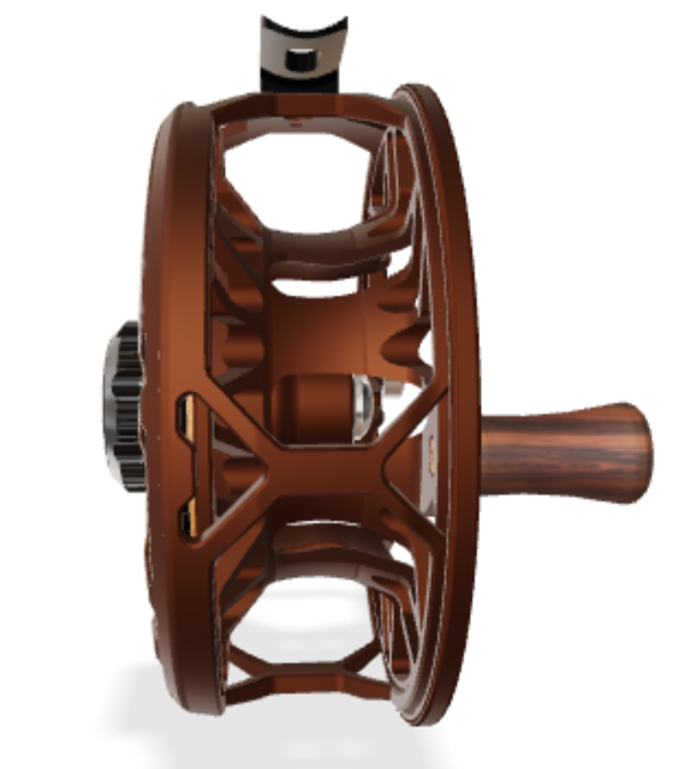 Abel Rove 4/6 Ported - Satin Dark Brown/Underwood Drift - Black Drag Knob - Black Handle