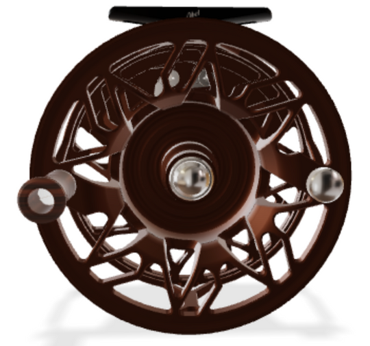 Abel Rove 4/6 Ported - Satin Dark Brown/Underwood Drift - Black Drag Knob - Black Handle