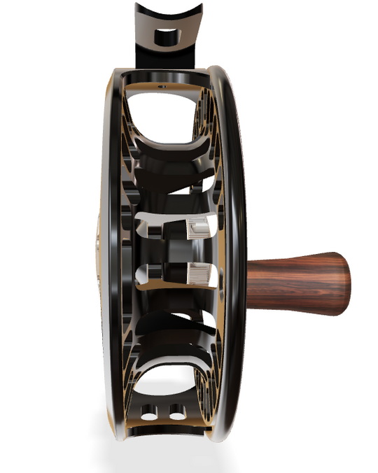 Abel TR 2/3 Ported - Black - Rosewood Handle