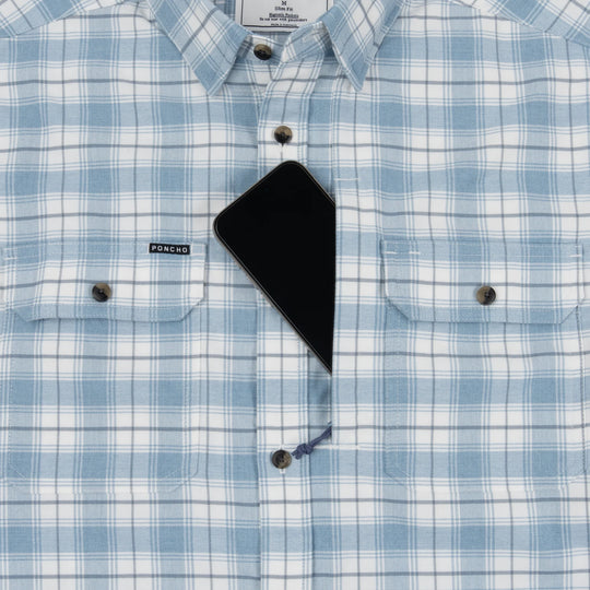 Poncho The Blue Bison Long Sleeve Shirt