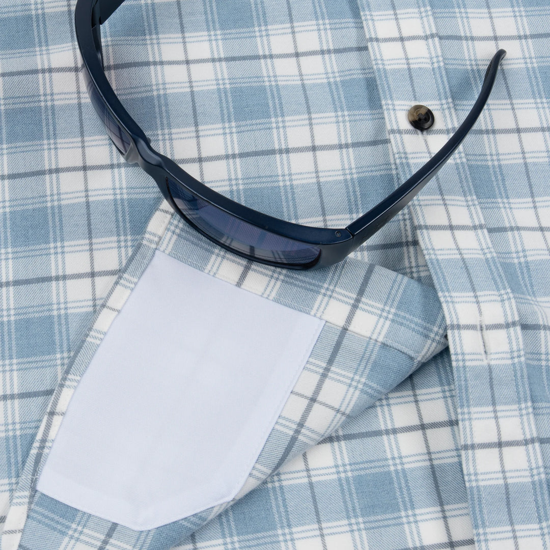 Poncho The Blue Bison Long Sleeve Shirt