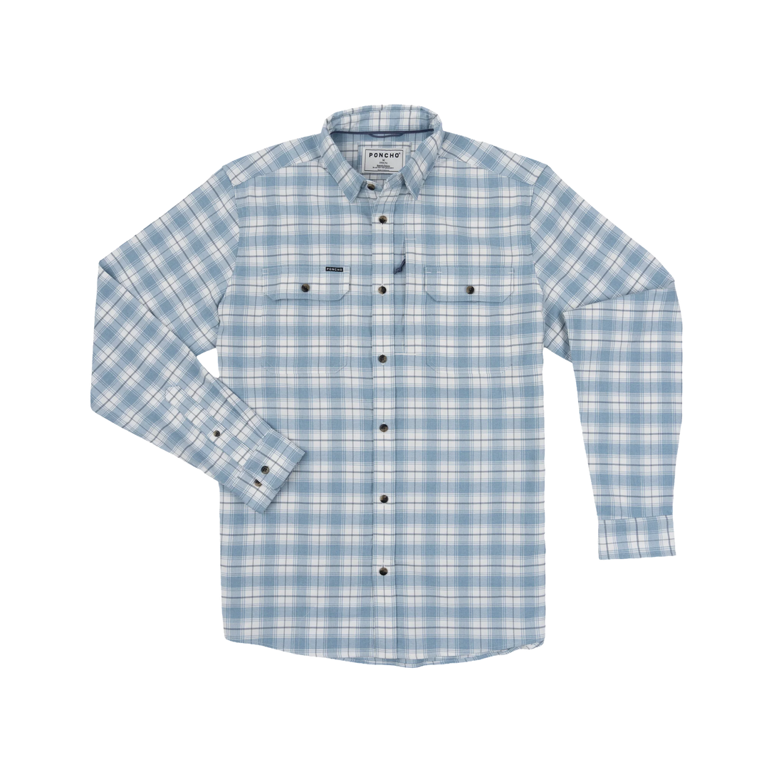 Poncho The Blue Bison Long Sleeve Shirt