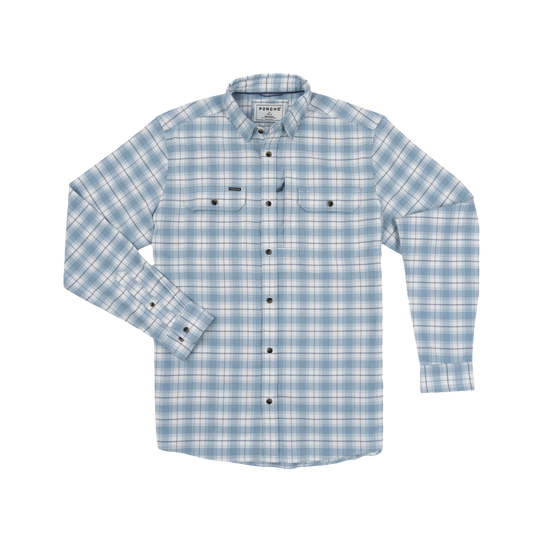 Poncho The Blue Bison Long Sleeve Shirt