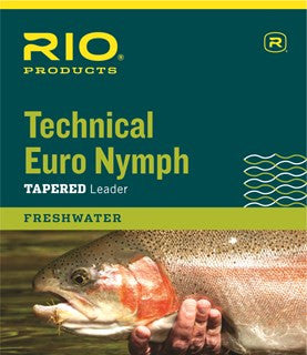 RIO Technical Euro Nymph Leader 2x/4x - Black/White