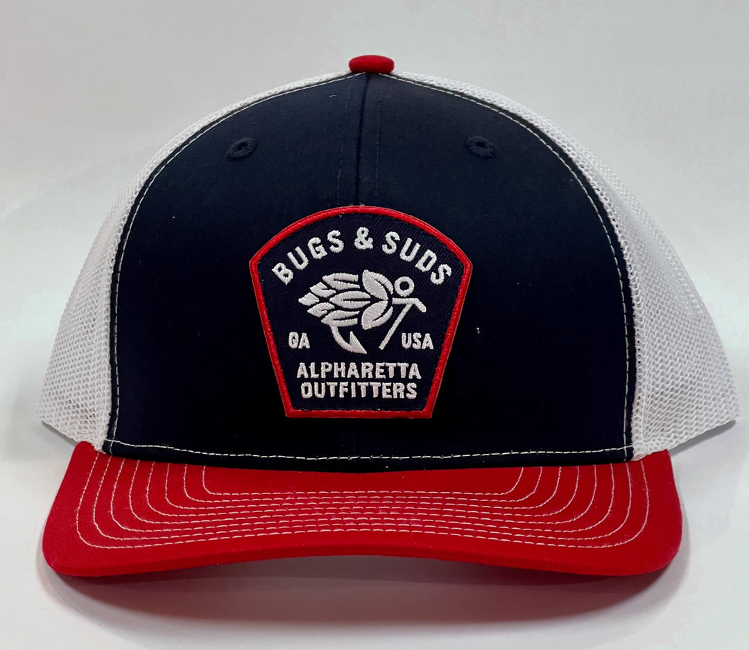 AO Bugs N Suds Trucker - Red-White-Blue