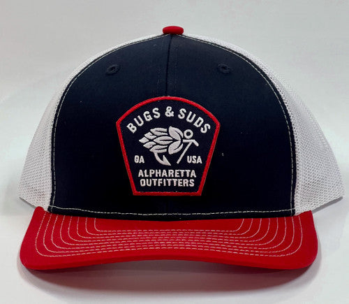 AO Bugs N Suds Trucker - Red-White-Blue