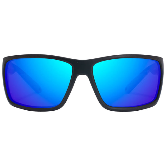 Bajio Bales Beach Black Matte - Blue Mirror Image 02
