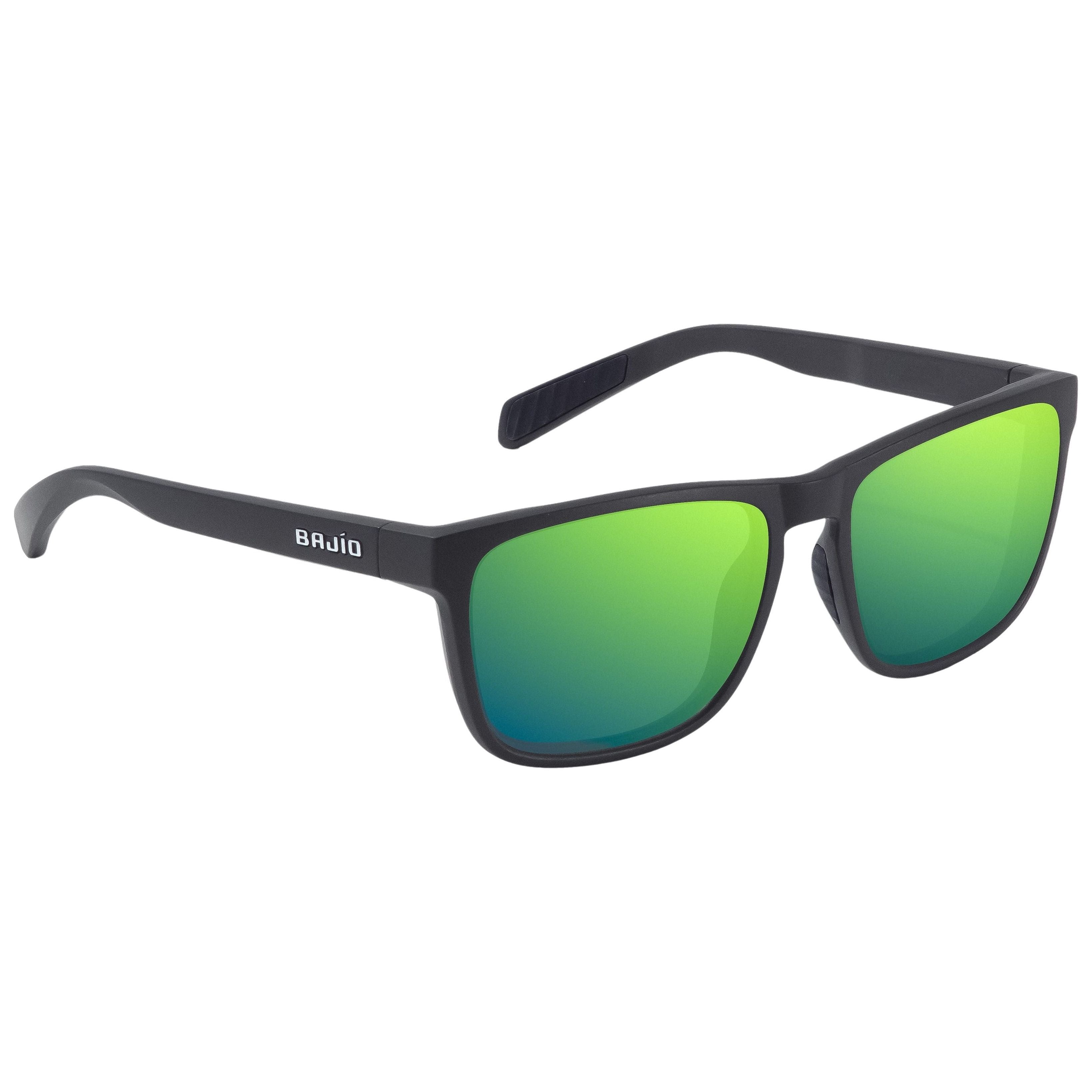 Bajio Calda Black Matte - Green Mirror Image 01