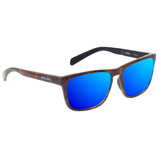 Bajio Calda Brown Tortoise Gloss - Blue Mirror Image 01