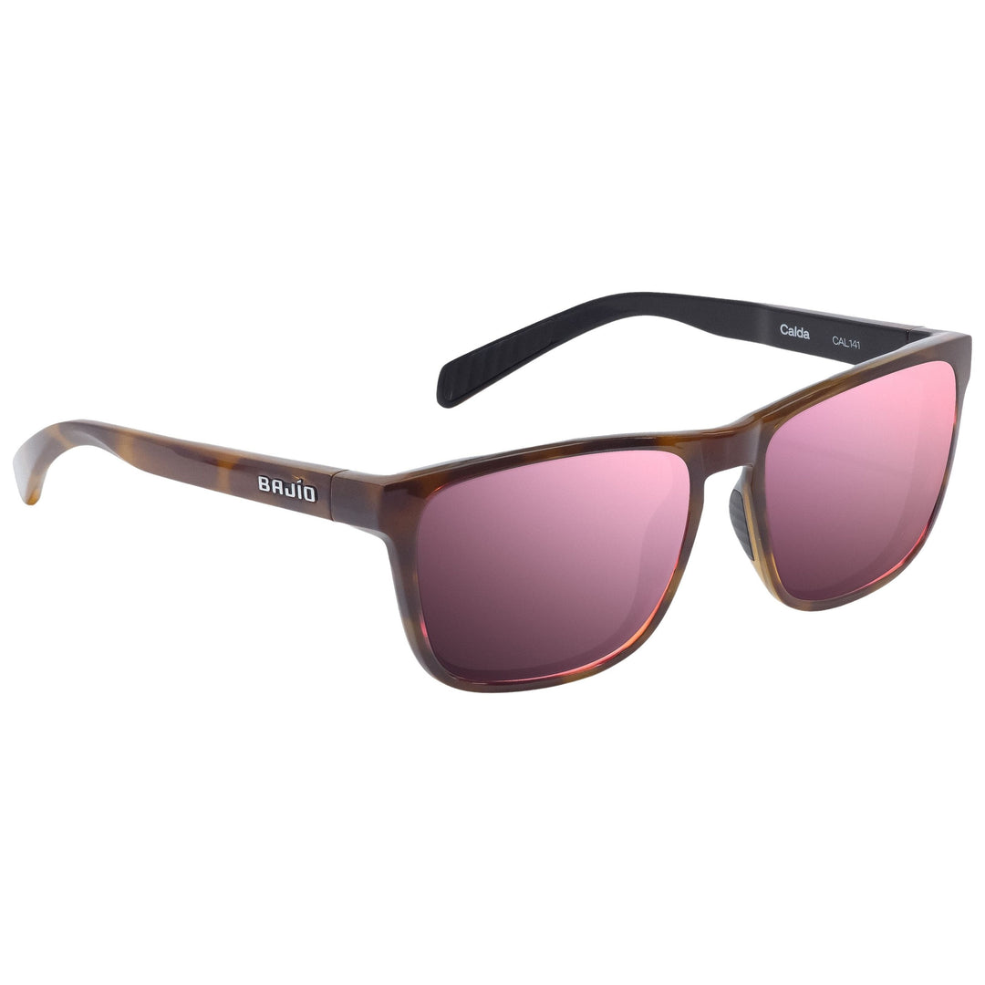 Bajio Calda Brown Tortoise Gloss - Rose Mirror Image 01