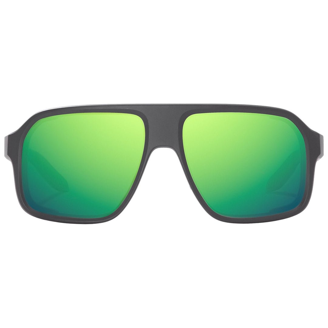 Bajio Cocho Graphite Black Matte - Green Mirror Image 02
