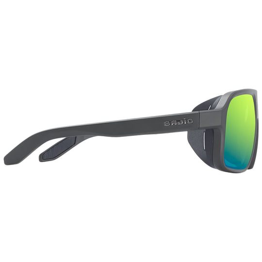 Bajio Cocho Graphite Black Matte - Green Mirror Image 03
