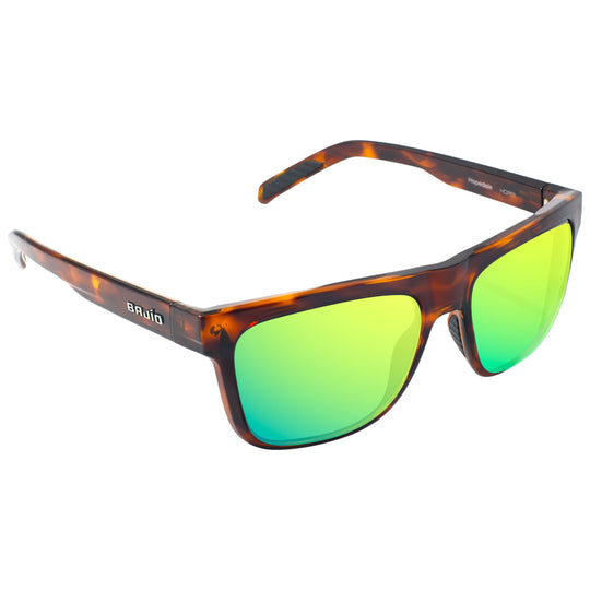 Bajio Hopedale Brown Tortoise Gloss - Green Mirror Image 01