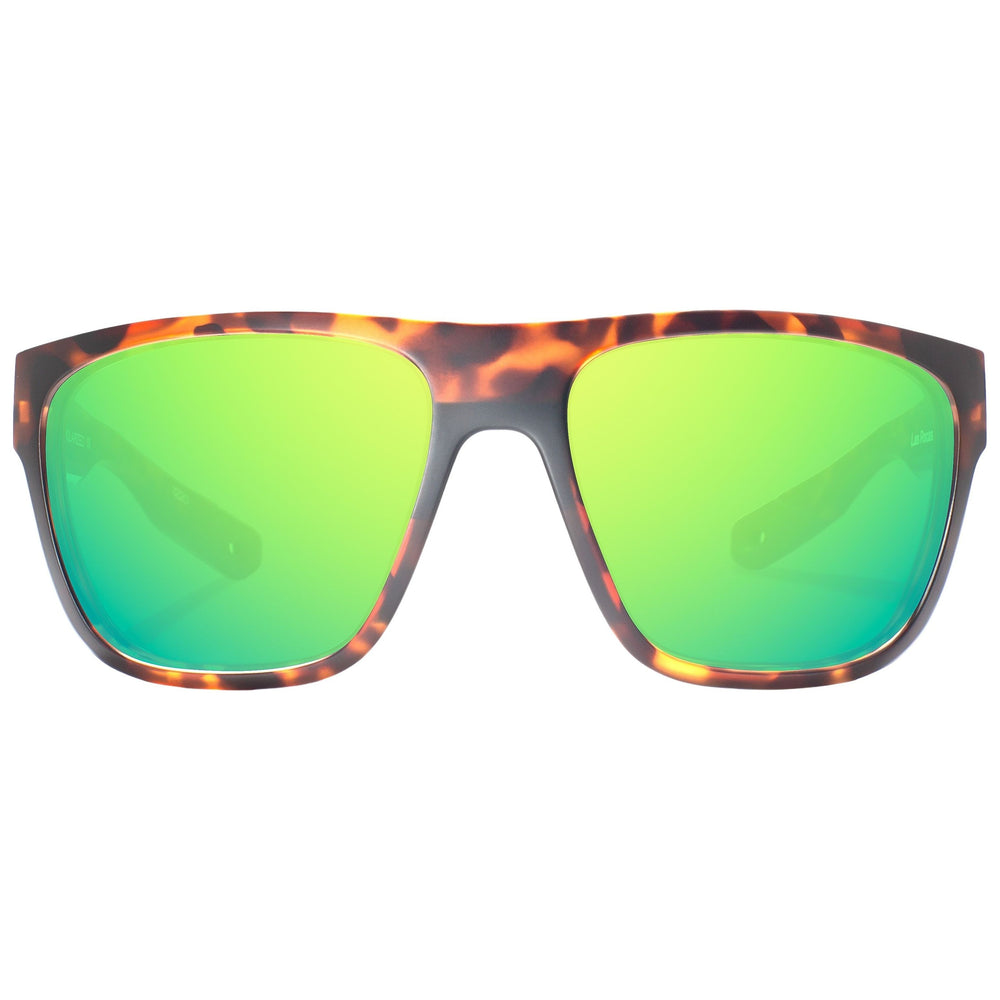 Bajio Las Rocas Brown Tortoise Matte - Green Mirror Image 02
