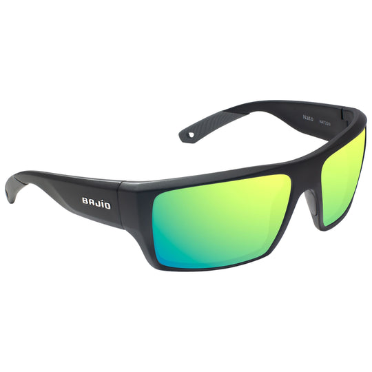 Bajio Nato Black Matte - Green Mirror Image 01