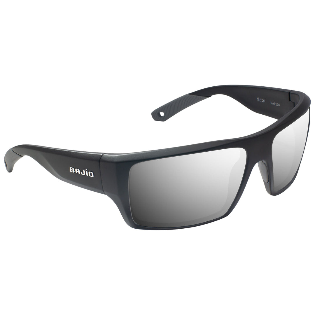 Bajio Nato Black Matte - Silver Mirror Image 01
